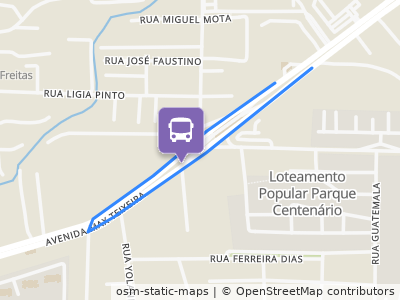 Mapa da parada