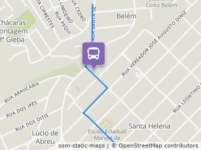 Mapa da parada