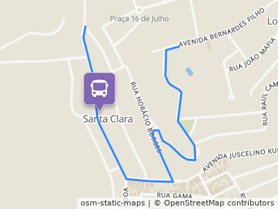 Mapa da parada