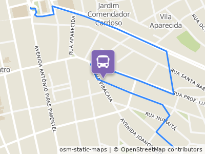 Mapa da parada