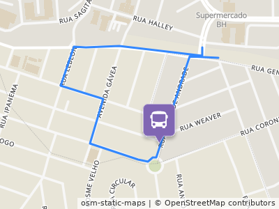 Mapa da parada