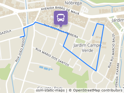 Mapa da parada