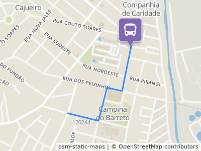 Mapa da parada