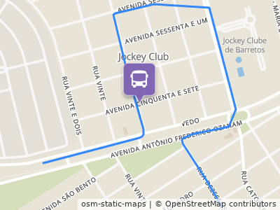 Mapa da parada