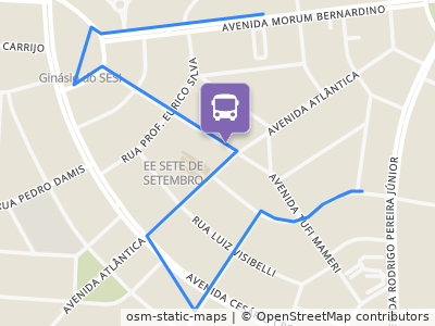 Mapa da parada