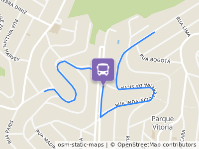 Mapa da parada