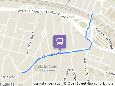 Mapa da parada