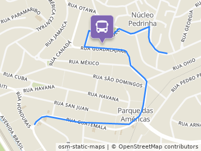Mapa da parada