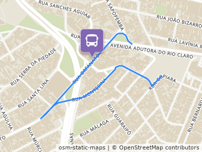 Mapa da parada