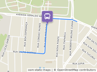 Mapa da parada