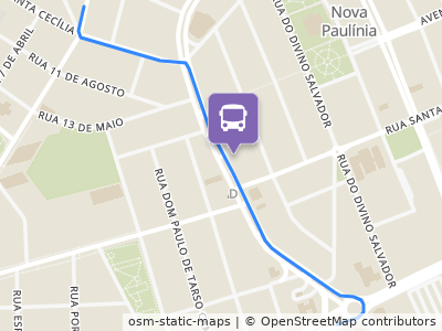 Mapa da parada