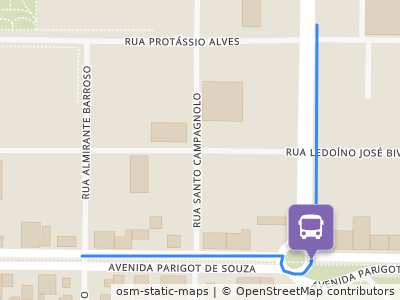 Mapa da parada