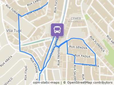 Mapa da parada