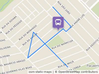 Mapa da parada
