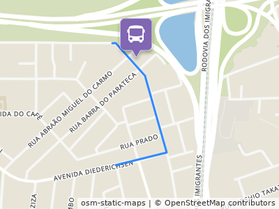 Mapa da parada