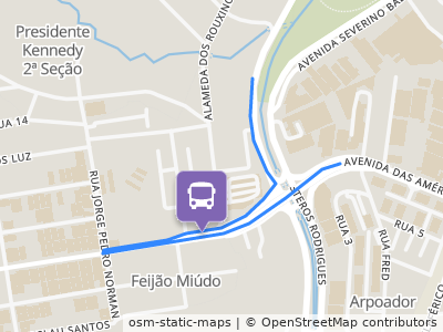 Mapa da parada