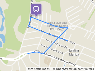 Mapa da parada