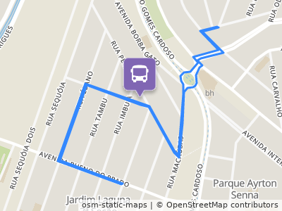 Mapa da parada