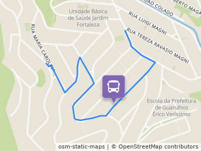 Mapa da parada