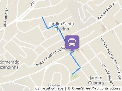 Mapa da parada