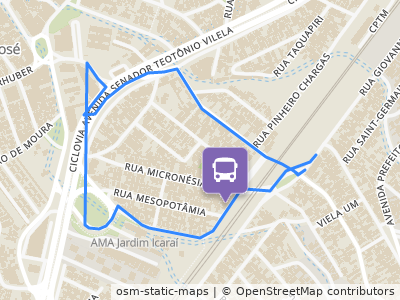 Mapa da parada