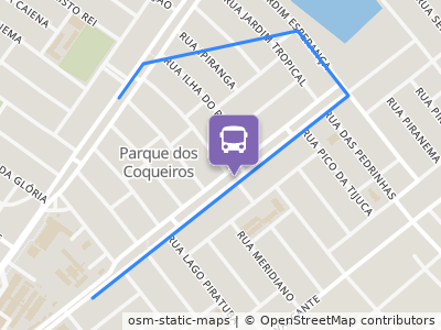 Mapa da parada