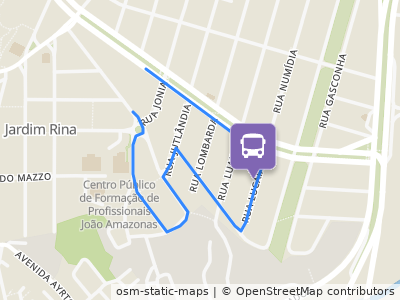 Mapa da parada