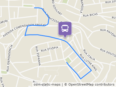 Mapa da parada