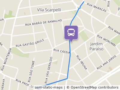Mapa da parada