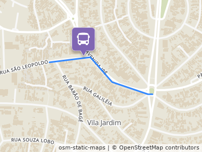 Mapa da parada