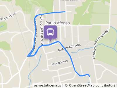 Mapa da parada