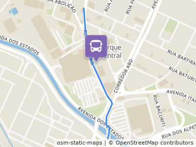 Mapa da parada