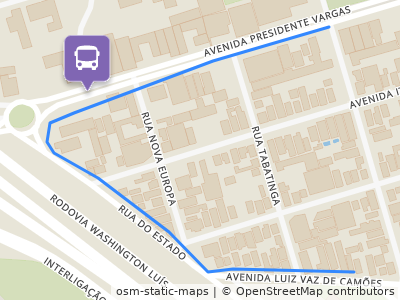Mapa da parada
