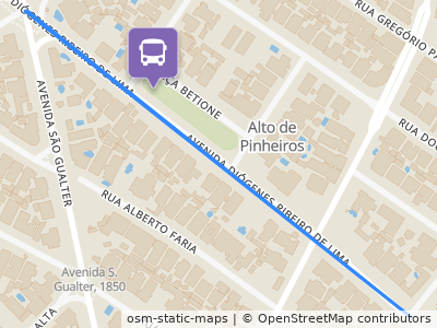 Mapa da parada
