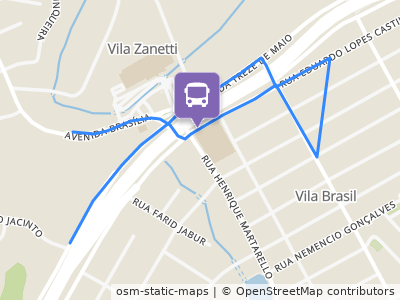 Mapa da parada