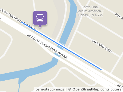 Mapa da parada