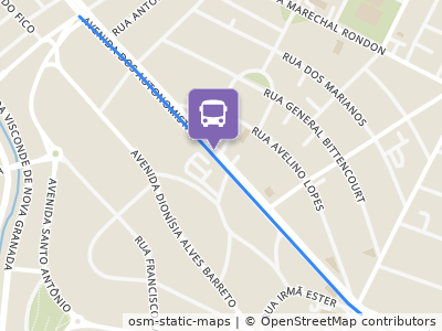Mapa da parada
