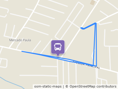 Mapa da parada