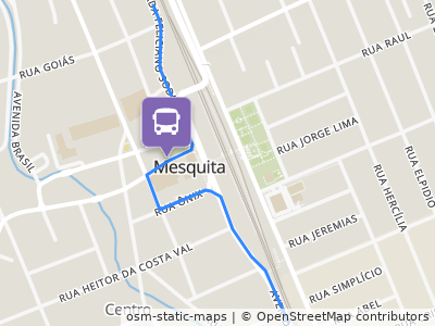 Mapa da parada