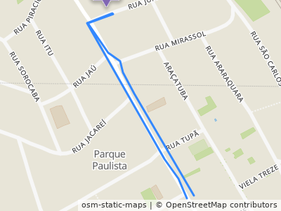 Mapa da parada