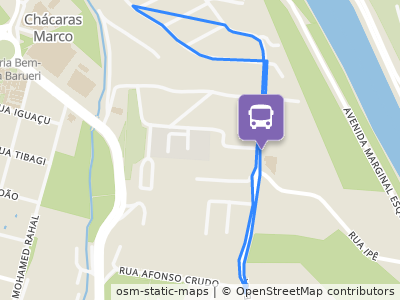 Mapa da parada