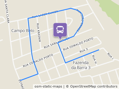 Mapa da parada