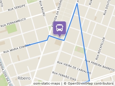Mapa da parada
