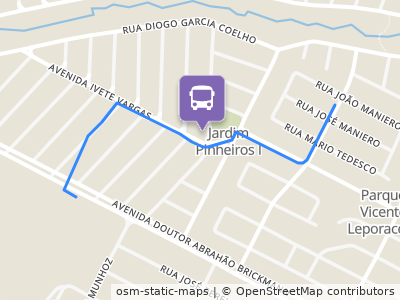 Mapa da parada