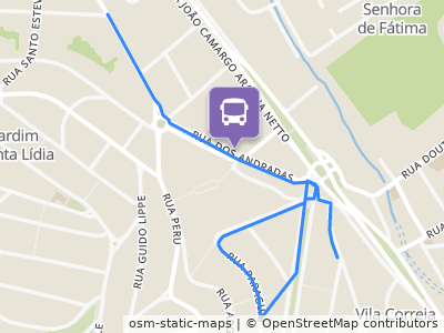 Mapa da parada