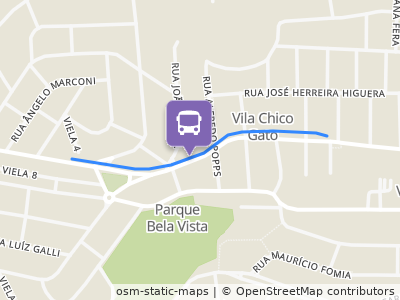 Mapa da parada
