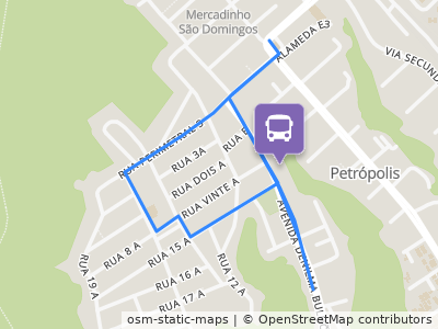 Mapa da parada
