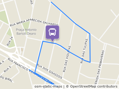 Mapa da parada