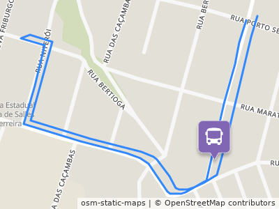 Mapa da parada