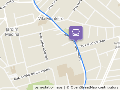Mapa da parada